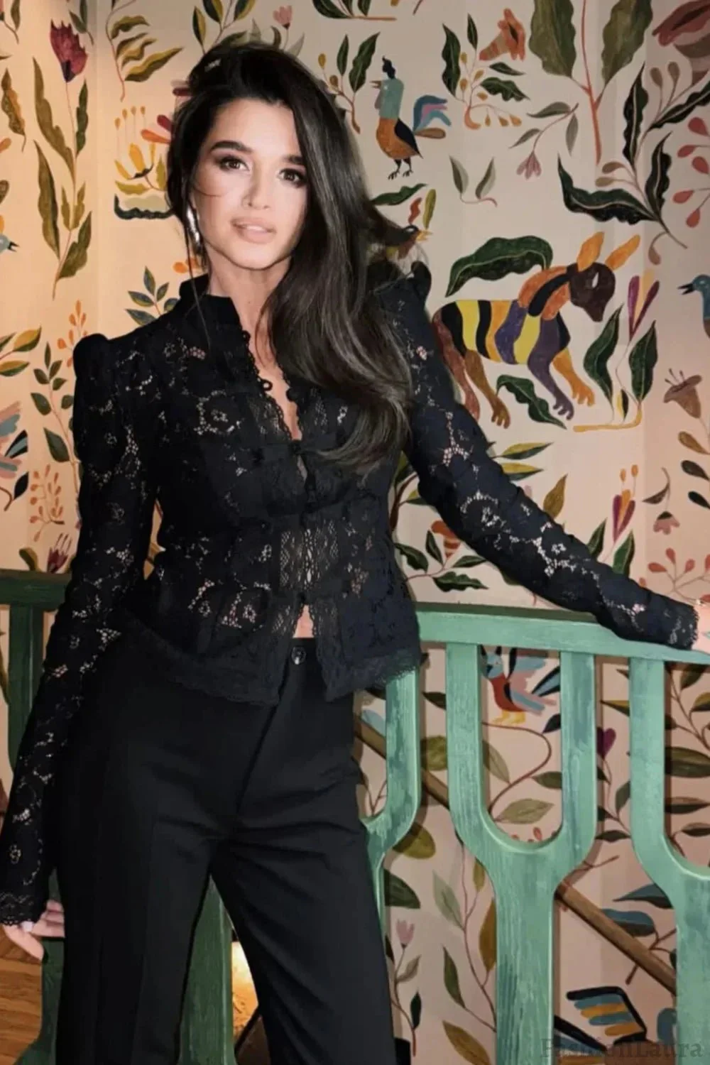 Claire Elegant Lace Blouse - Image 3