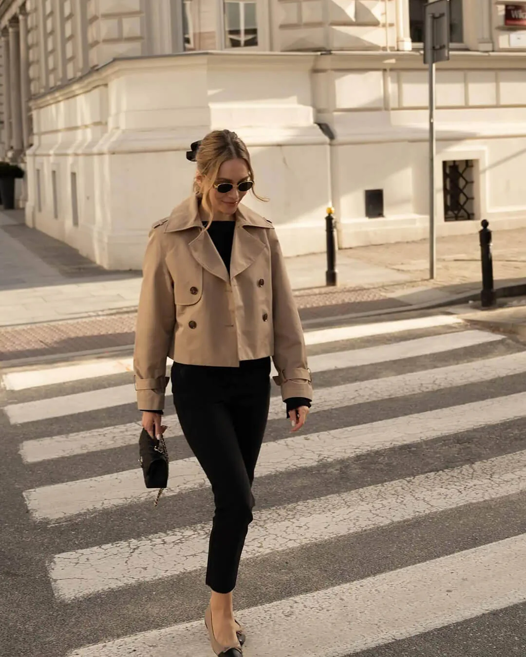 Clarisse Short Trench Coat