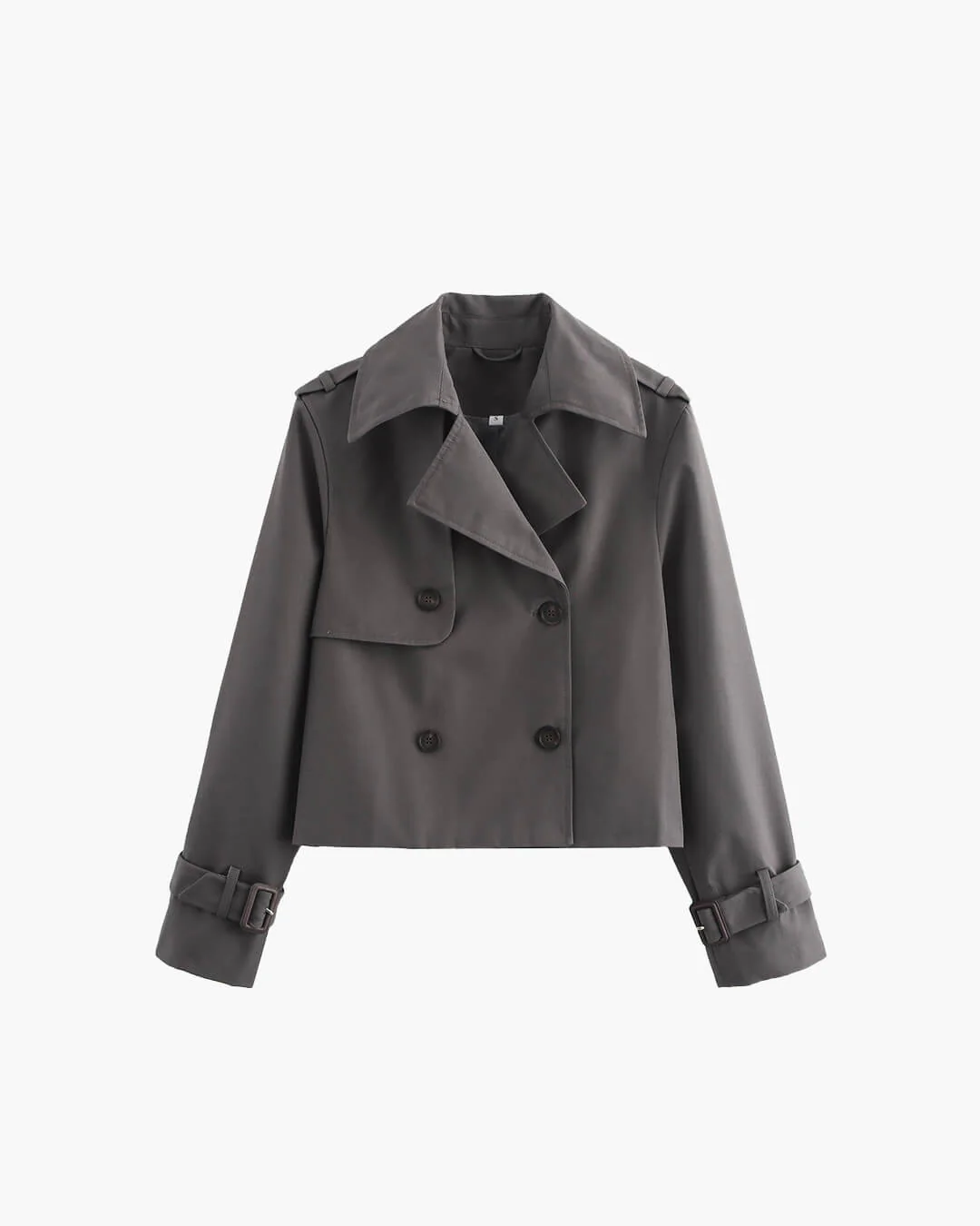 Clarisse Short Trench Coat - Image 14