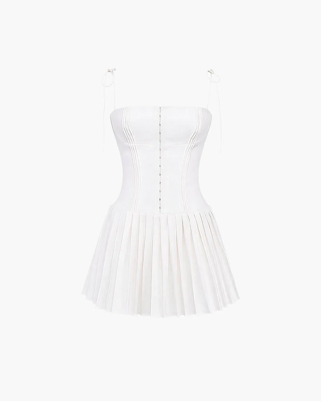Coreen Pleated Mini Dress - Image 2