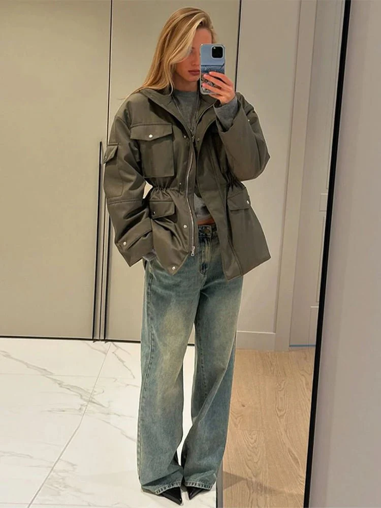 Cressida Elastic Waist Utility Jacket - Image 5