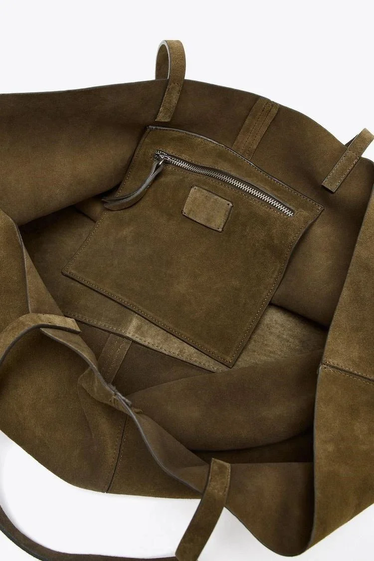 Cynthia Large Suede Tote Bag - Image 5