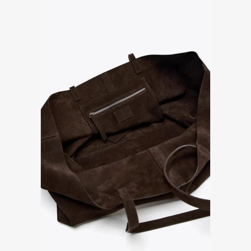 Cynthia Large Suede Tote Bag - Image 6