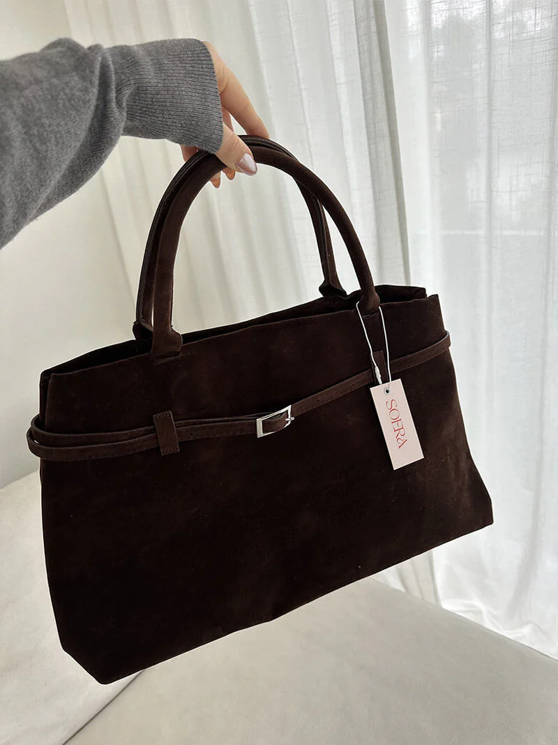 Dalila Suede Bag - Image 6