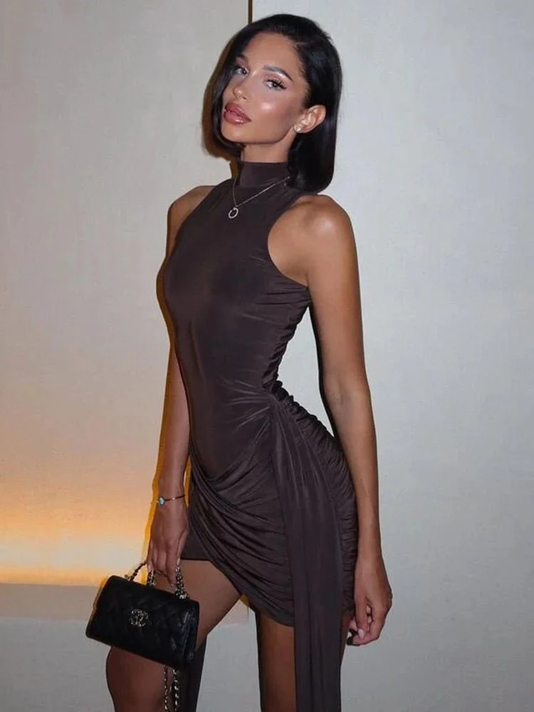 Daniella Turtleneck Mini Dress - Image 7