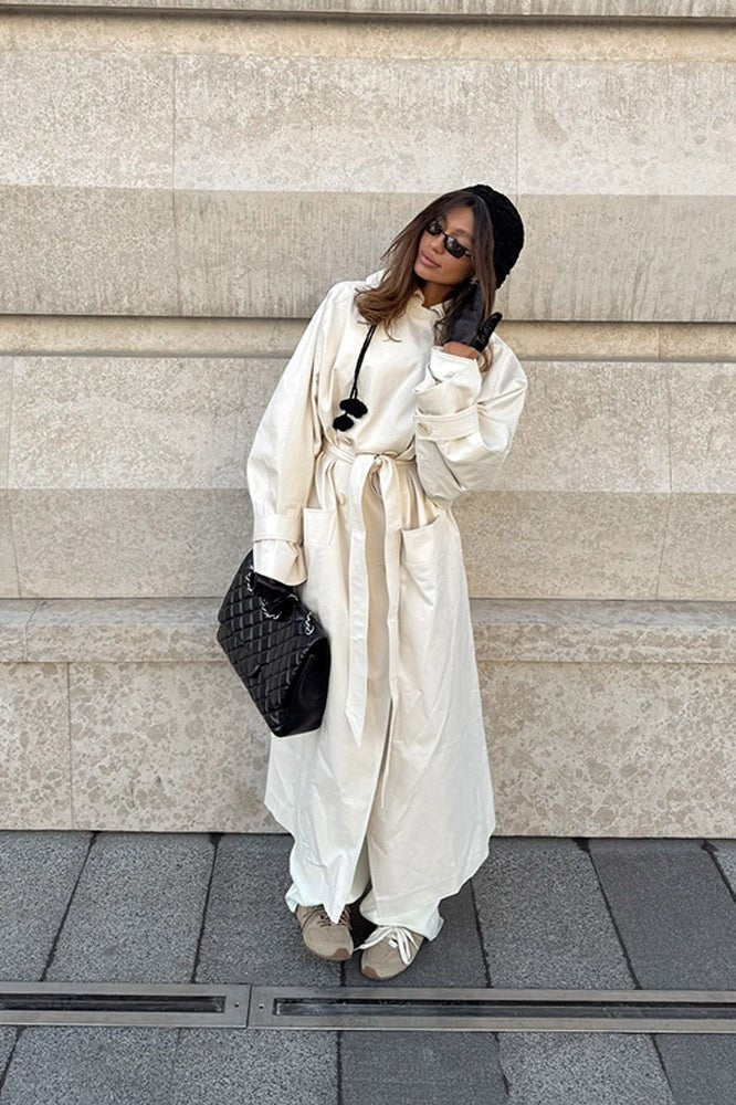 Danielle Belted Trench Coat - Image 3
