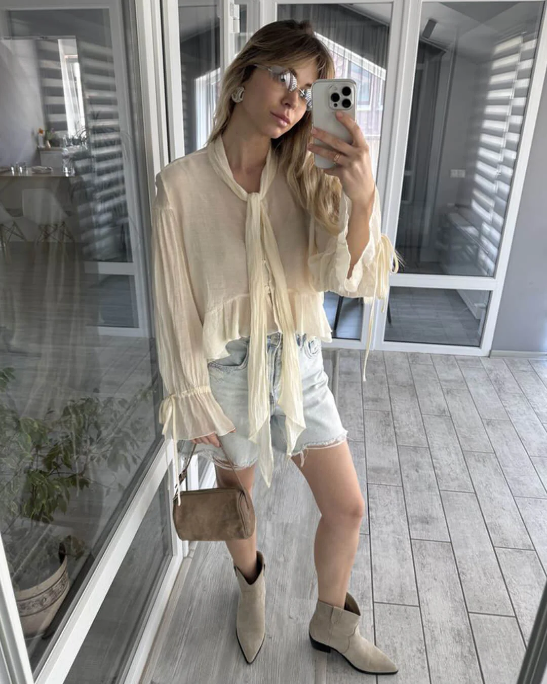 Danika Suede Mini Shoulder Bag - Image 8