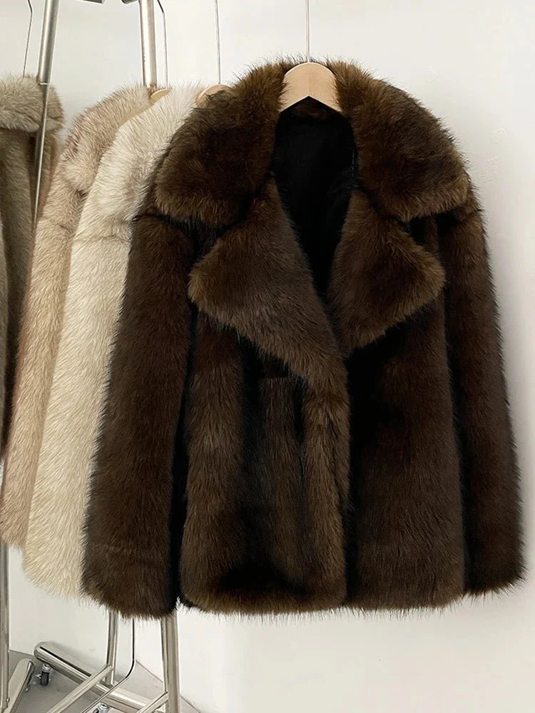 Darcy Mid-Length Fluffy Jacket - Image 10