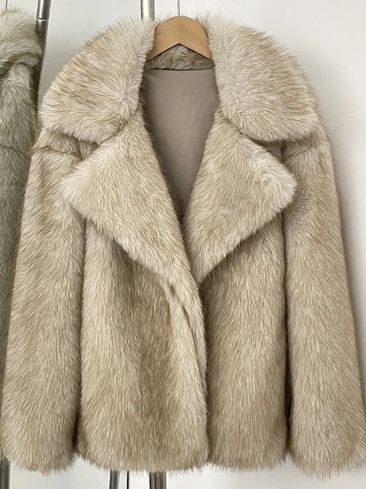 Darcy Mid-Length Fluffy Jacket - Image 6