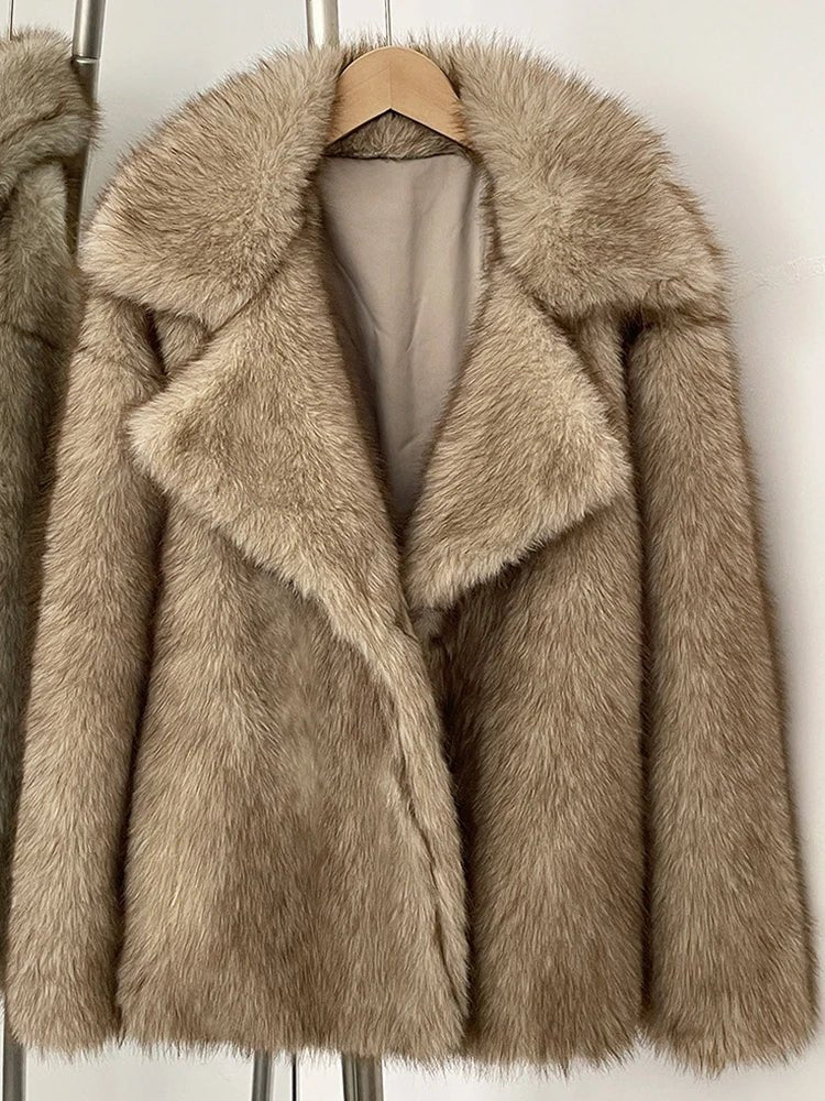 Darcy Mid-Length Fluffy Jacket - Image 8
