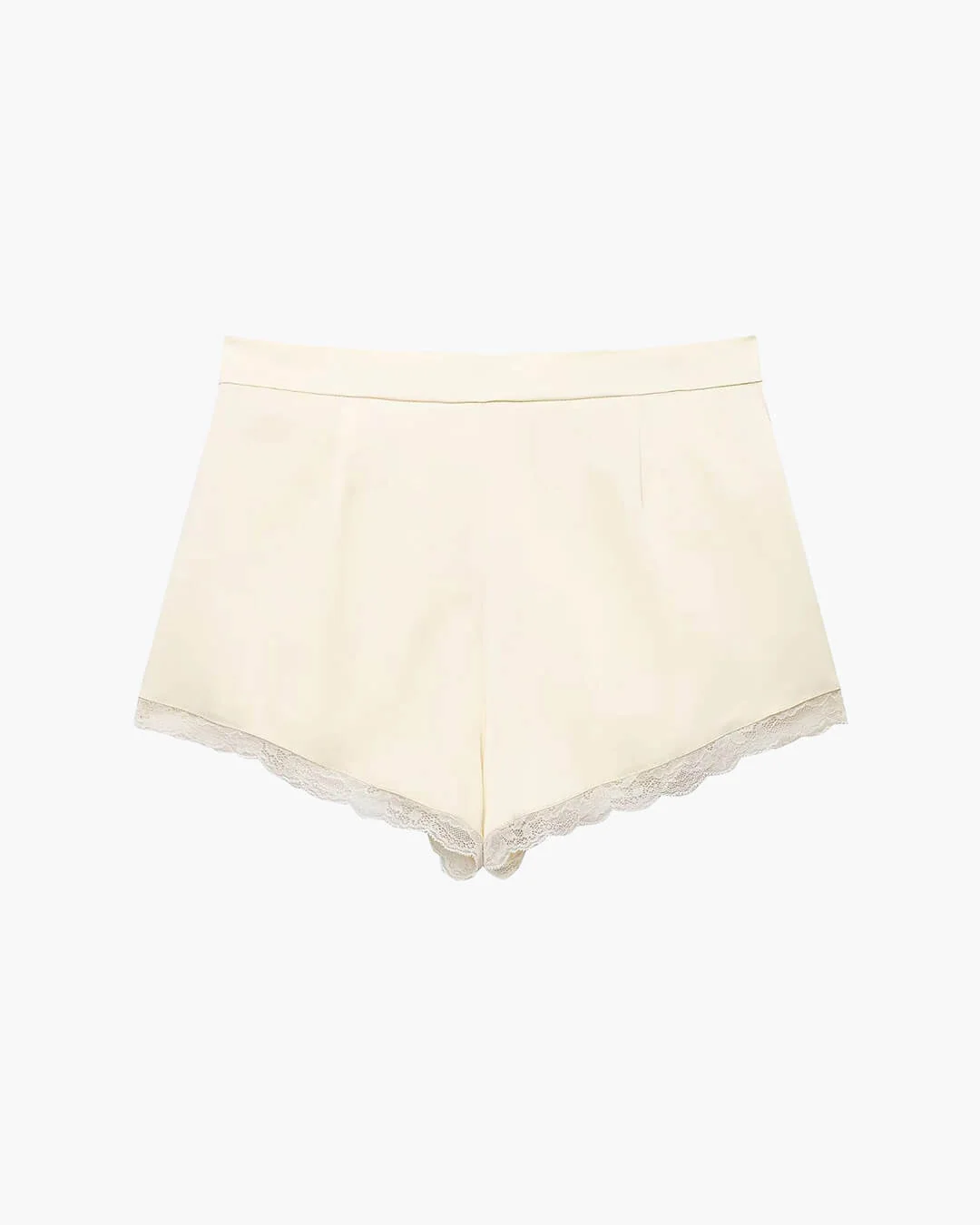 Davina High Waisted Satin Mini Shorts - Image 6