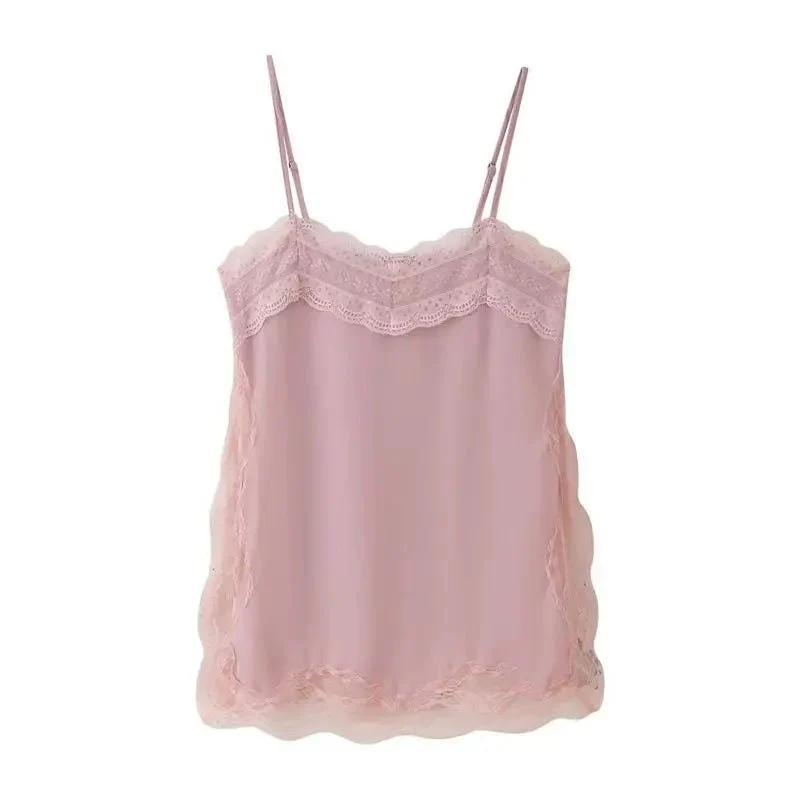 Diane Lace Trim Cami Top - Image 7