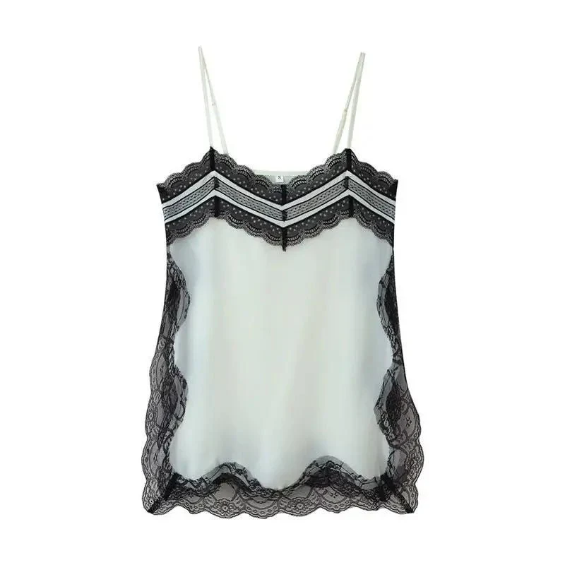 Diane Lace Trim Cami Top - Image 8