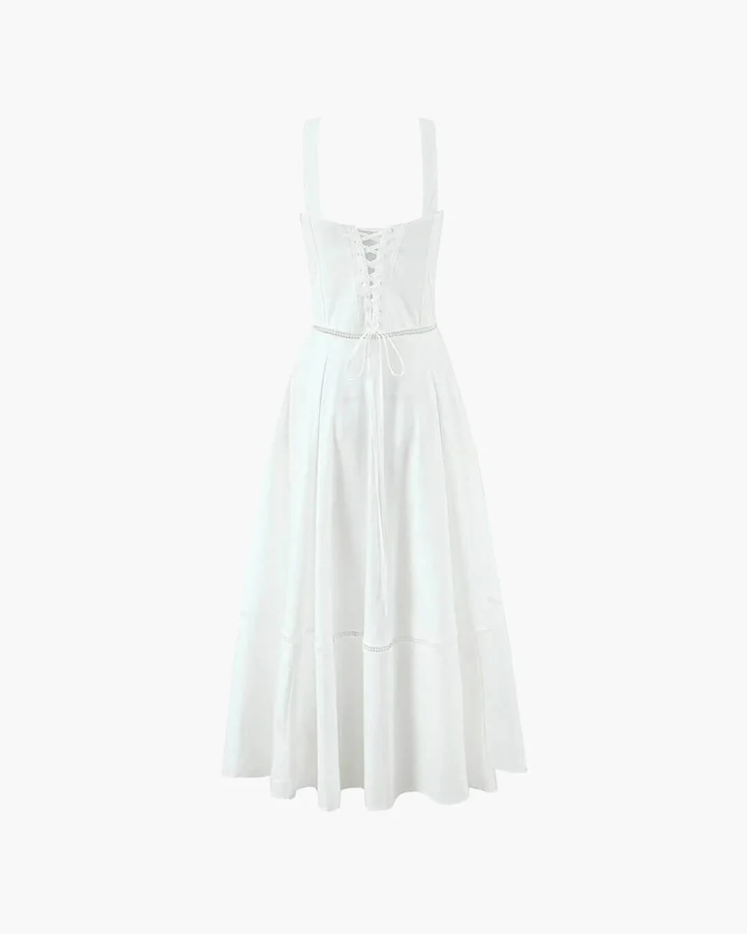 Dina Sleeveless Sweetheart Midi Dress - Image 5