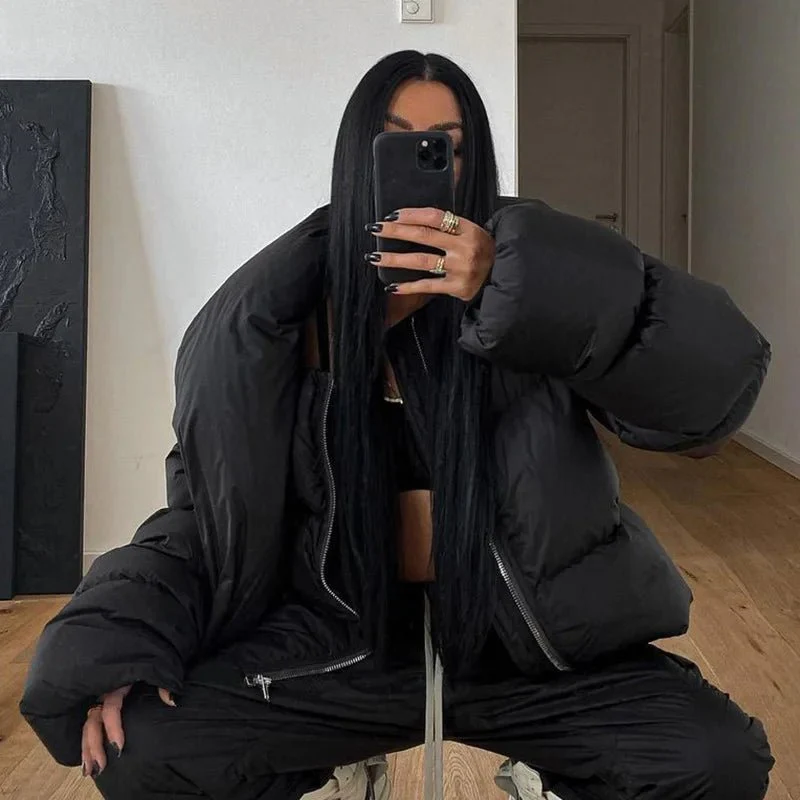 Donna Funnel Neck Puffer Jacket - Image 6