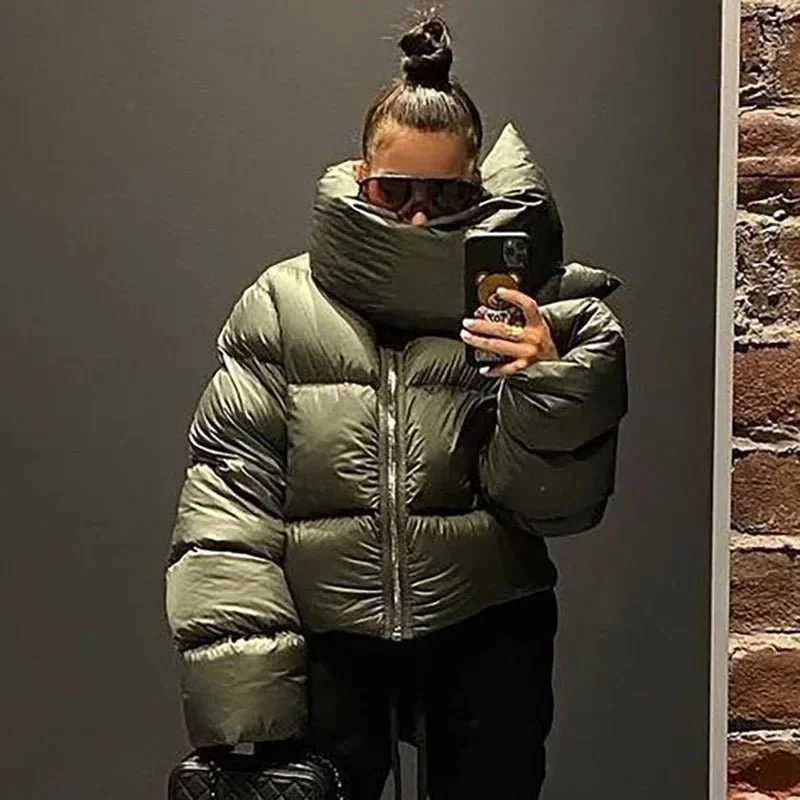 Donna Funnel Neck Puffer Jacket - Image 8