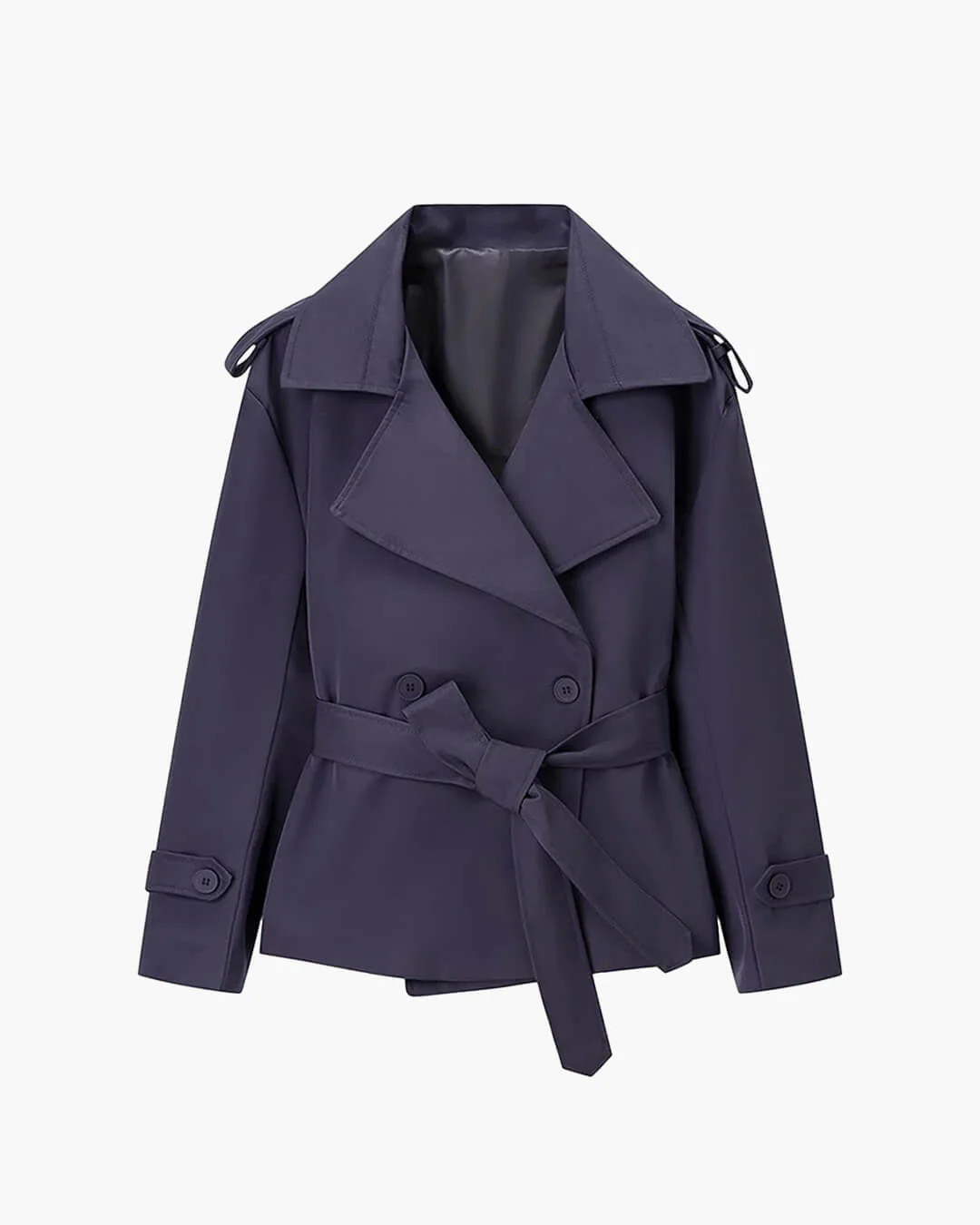 Dorothy Lace Up Short Trench Coat - Image 20