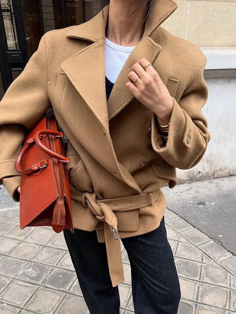 Elaine Belted Short Coat - Image 2