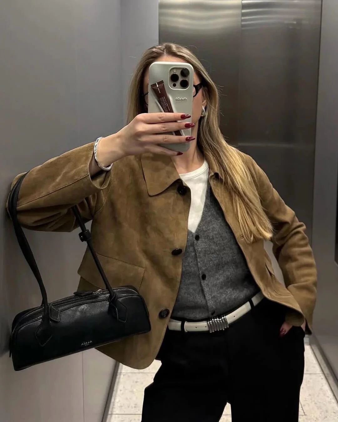 Elara Suede Jacket - Image 13