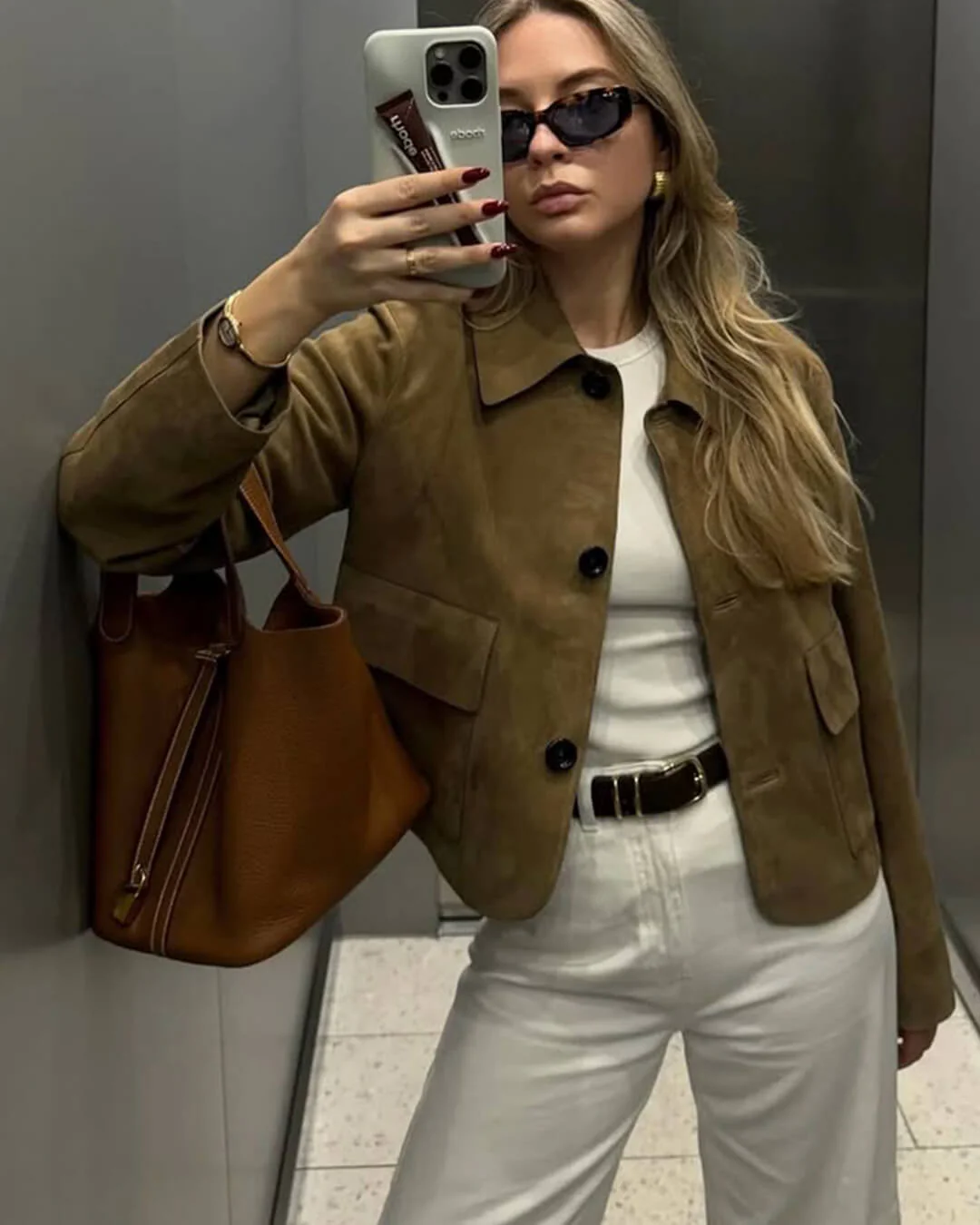 Elara Suede Jacket - Image 5