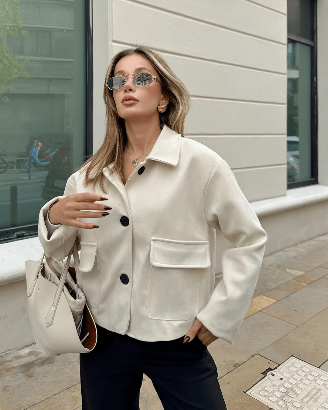 Elara Suede Jacket - Image 7