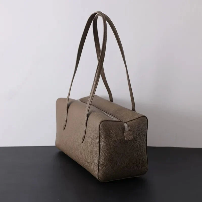Elena Genuine Leather Tote Bag - Image 2