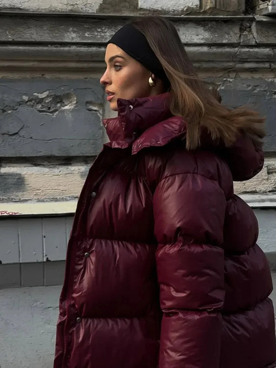 Eliza Hooded Padded Parka Coat - Image 4