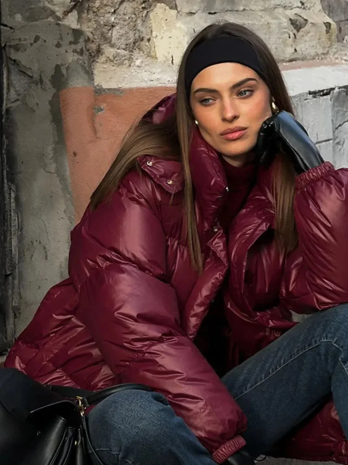 Eliza Hooded Padded Parka Coat - Image 5