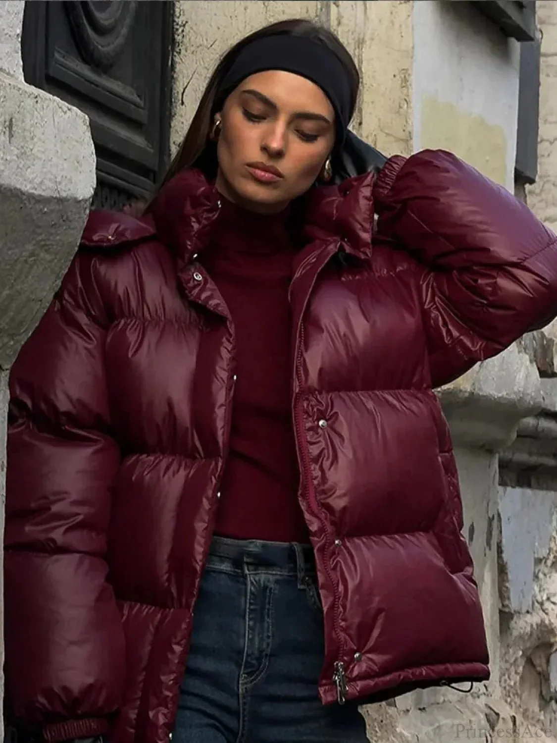 Eliza Hooded Padded Parka Coat - Image 6
