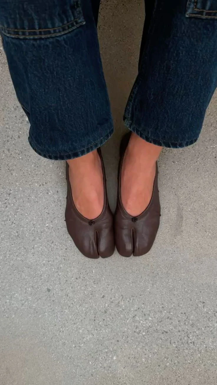 Elizabeth Split Toe Ballet Flats - Image 13