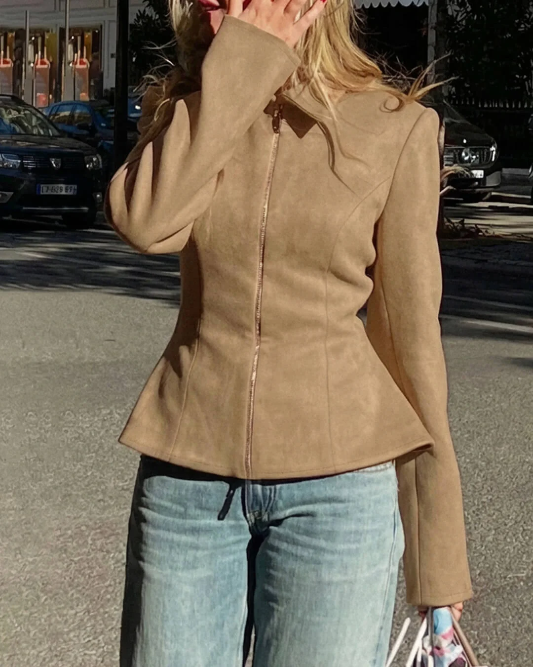 Ella Faux Suede Jacket - Image 5