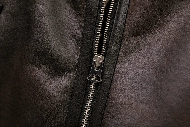 Elora Faux Leather Jacket - Image 9