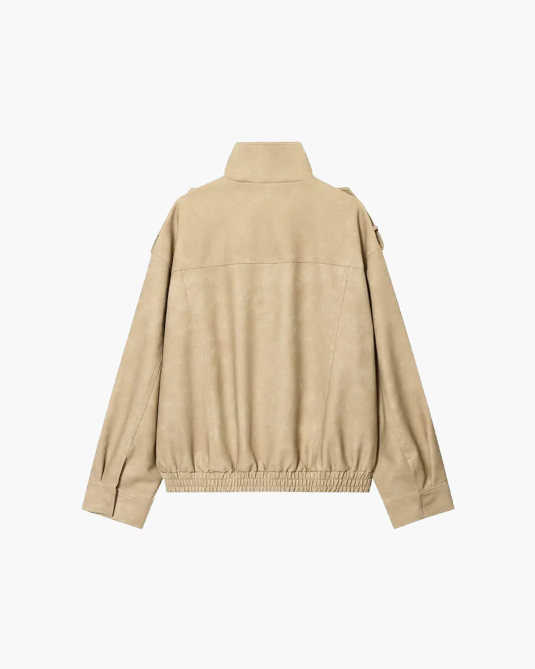 Elyssa Suede Bomber Jacket - Image 10