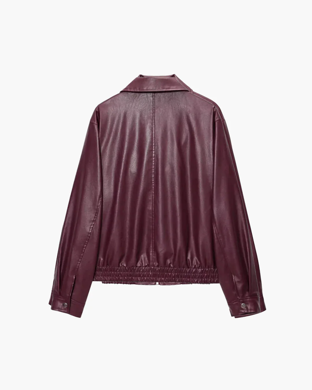 Erika Zip Up Leather Jacket - Image 8