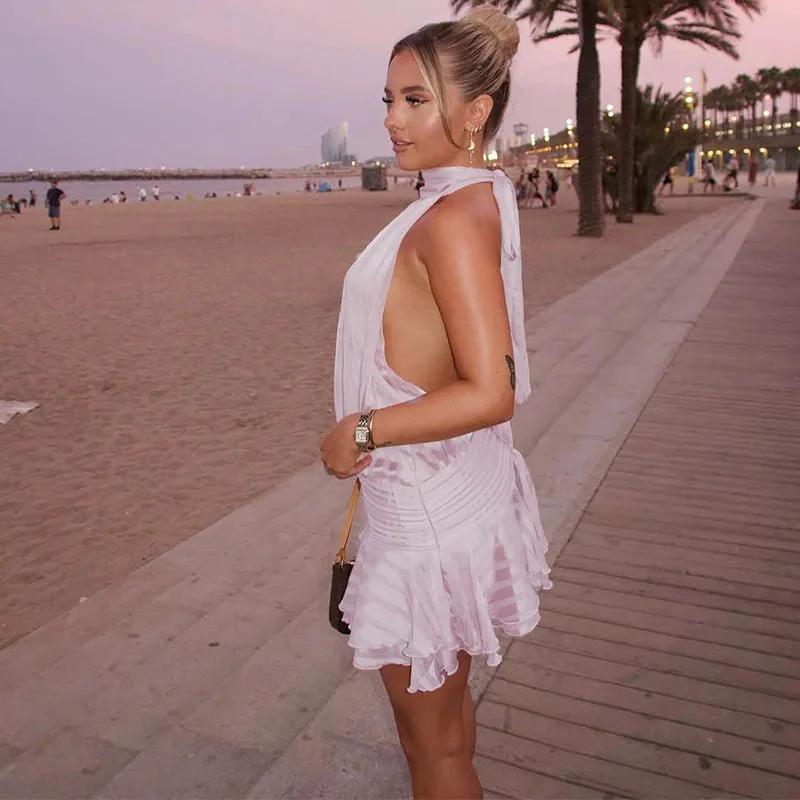 Ezra Backless Mini Dress - Image 7