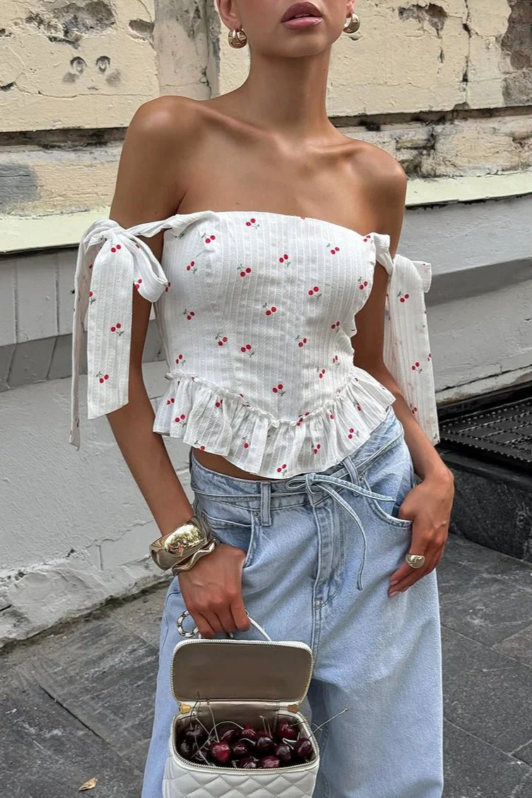 Fabia Ruffle Off-Shoulder Top