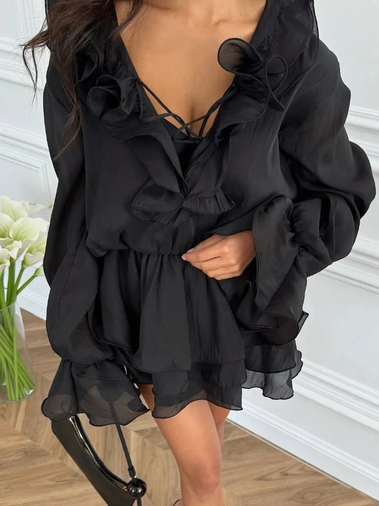 Fallon Ruffled Mini Dress