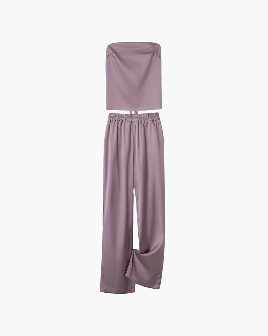 Felicity Bandeau Pants Satin Suit - Image 8