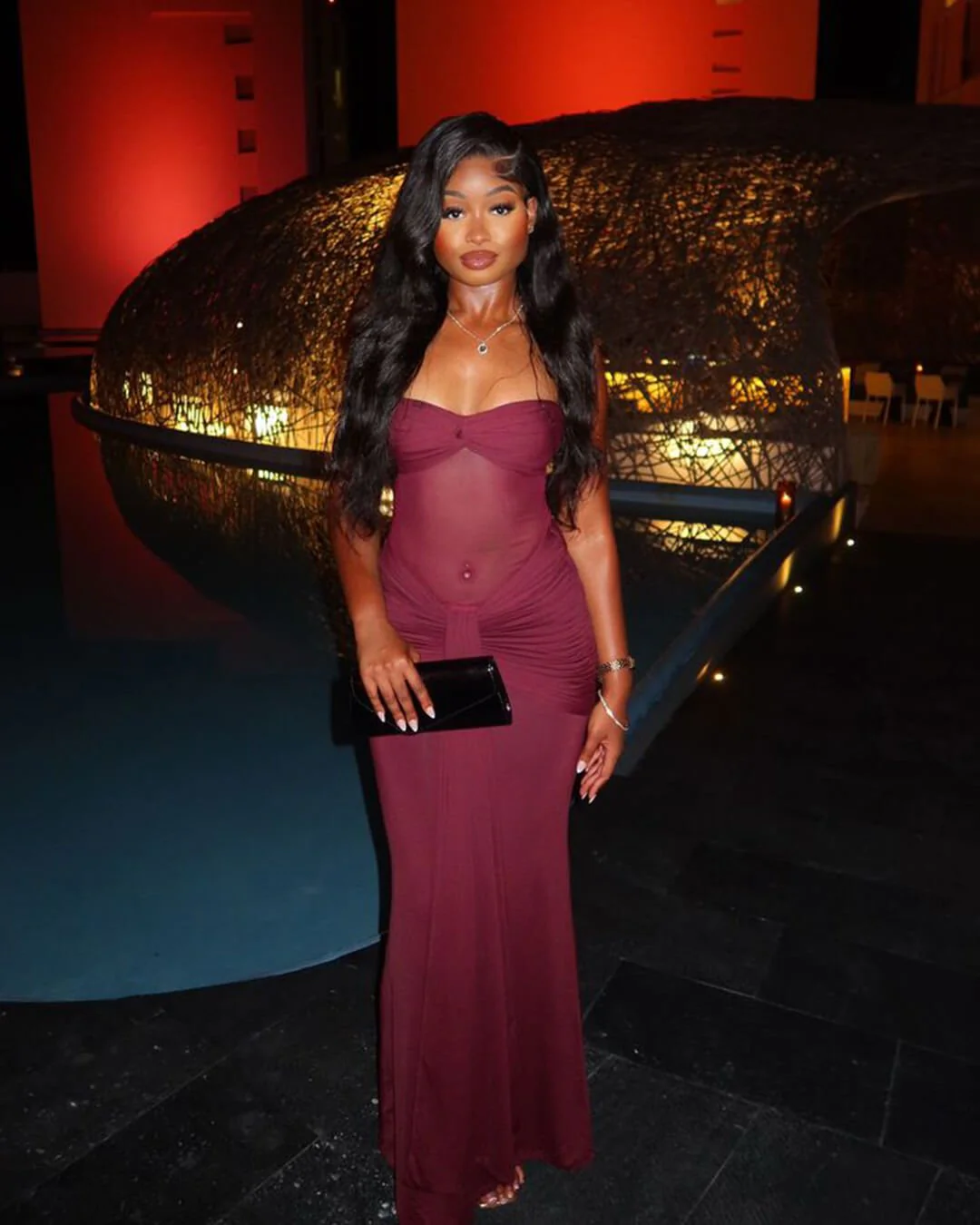 Fenella Backless Maxi Dress - Image 10