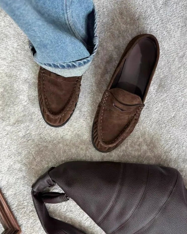 Fiona Faux Leather Slip-On Loafers - Image 6