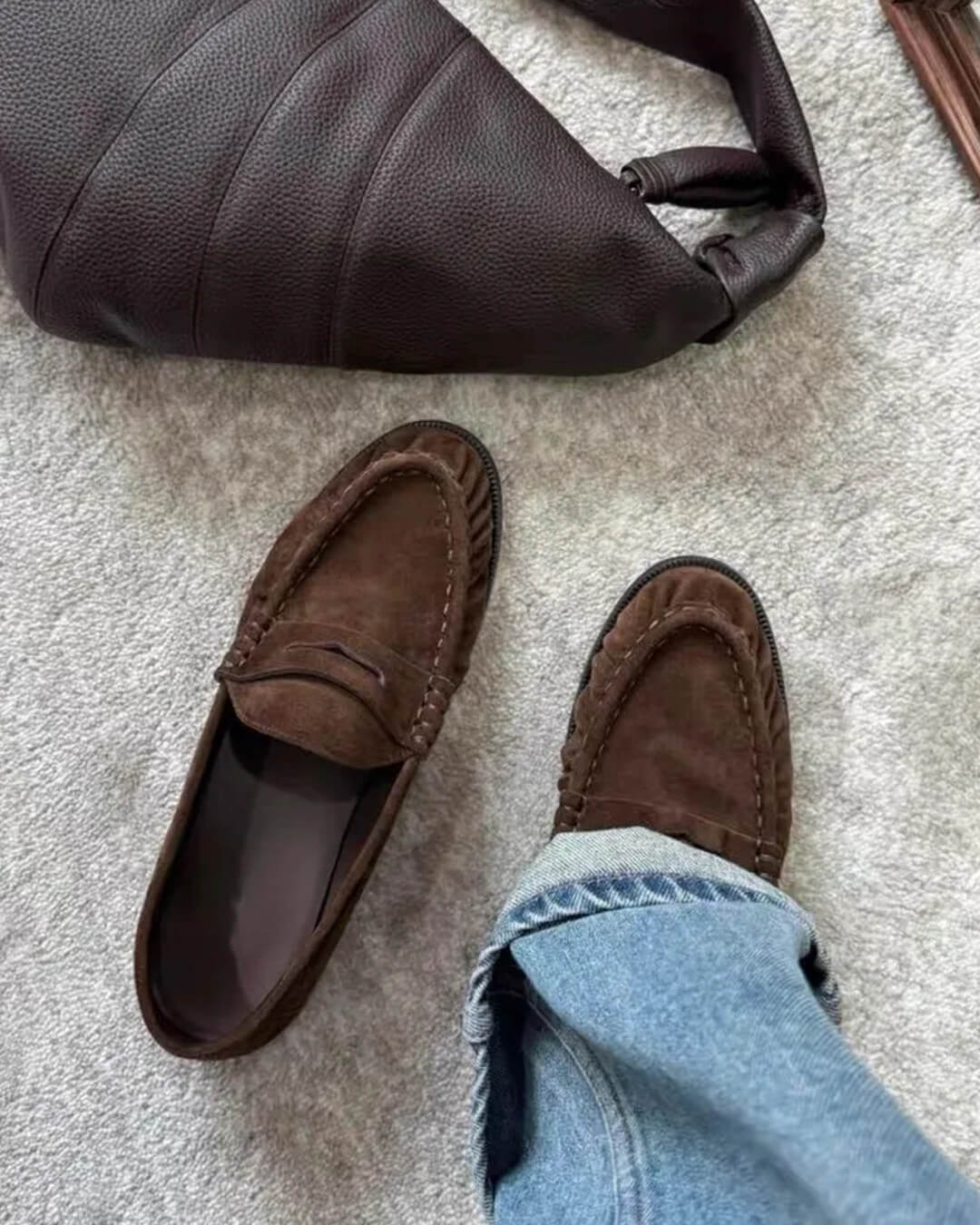 Fiona Faux Leather Slip-On Loafers - Image 7