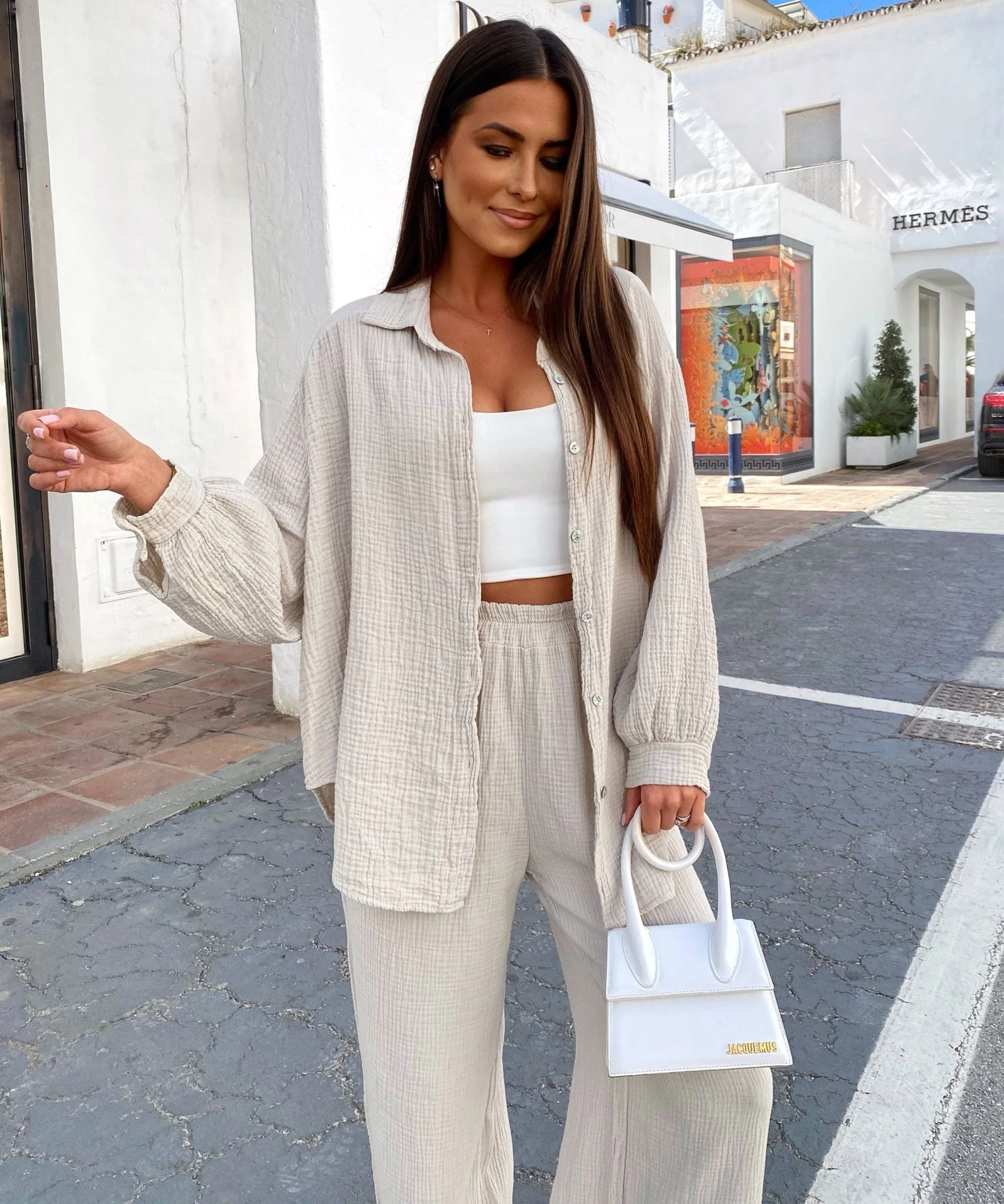 Freya Oversized Muslin Blouse