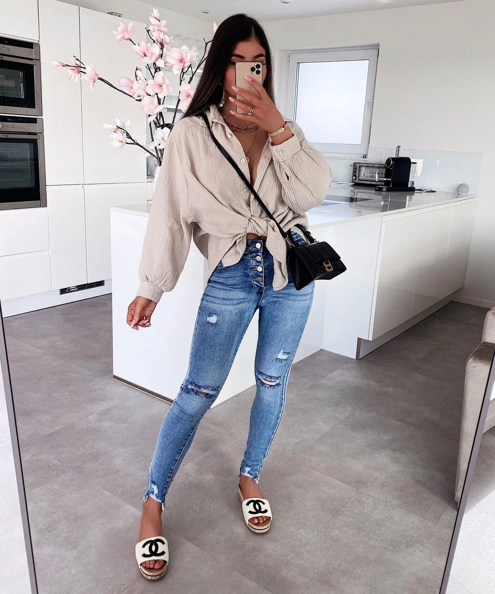 Freya Oversized Muslin Blouse - Image 7