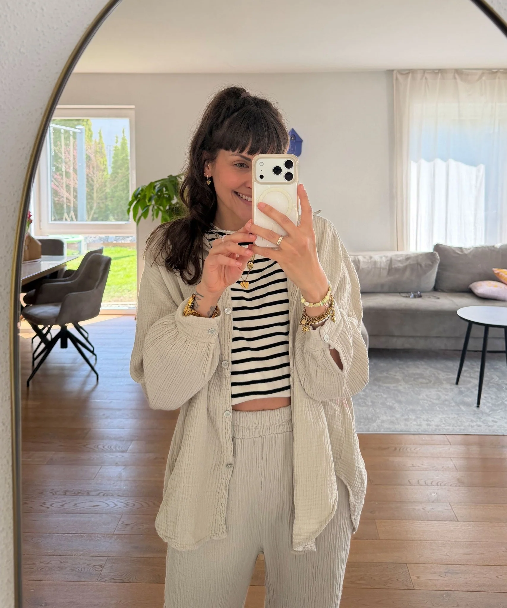 Freya Oversized Muslin Blouse - Image 9
