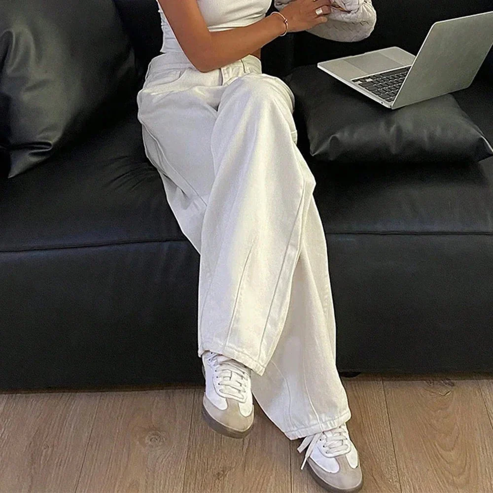 Gabrielle Wide Leg Baggy Jeans - Image 4