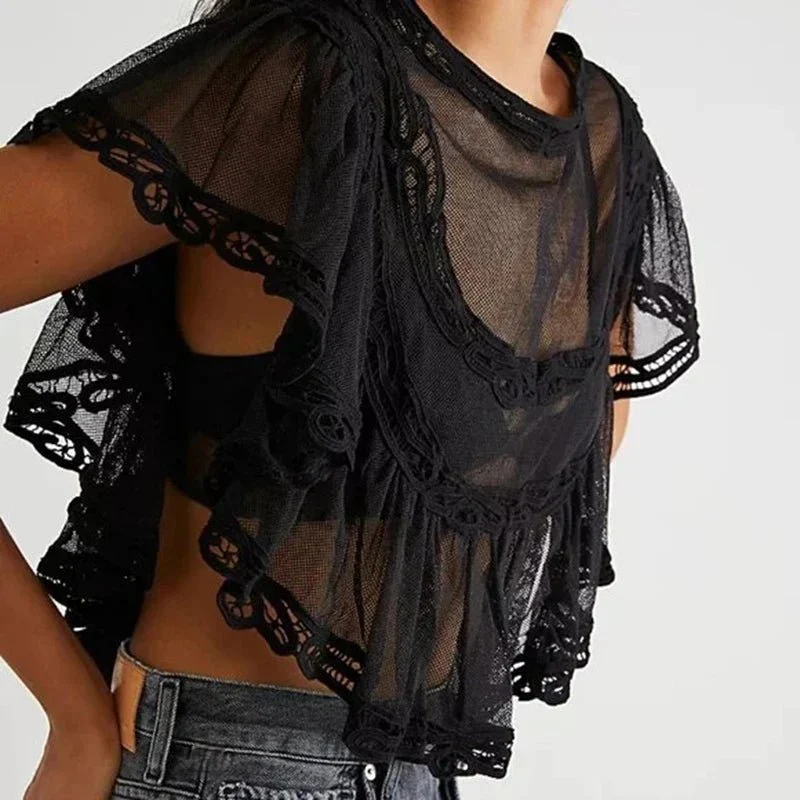 Genevra Sheer Chiffon Blouse - Image 4