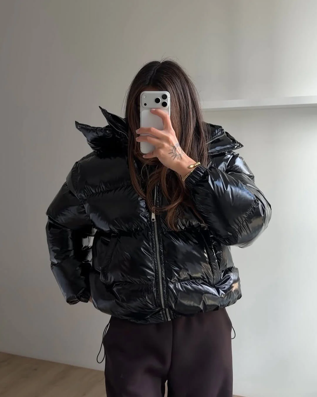 Geraldine Hooded Puffer Jacket - Image 8