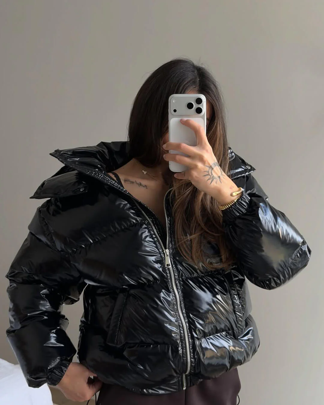 Geraldine Hooded Puffer Jacket - Image 9