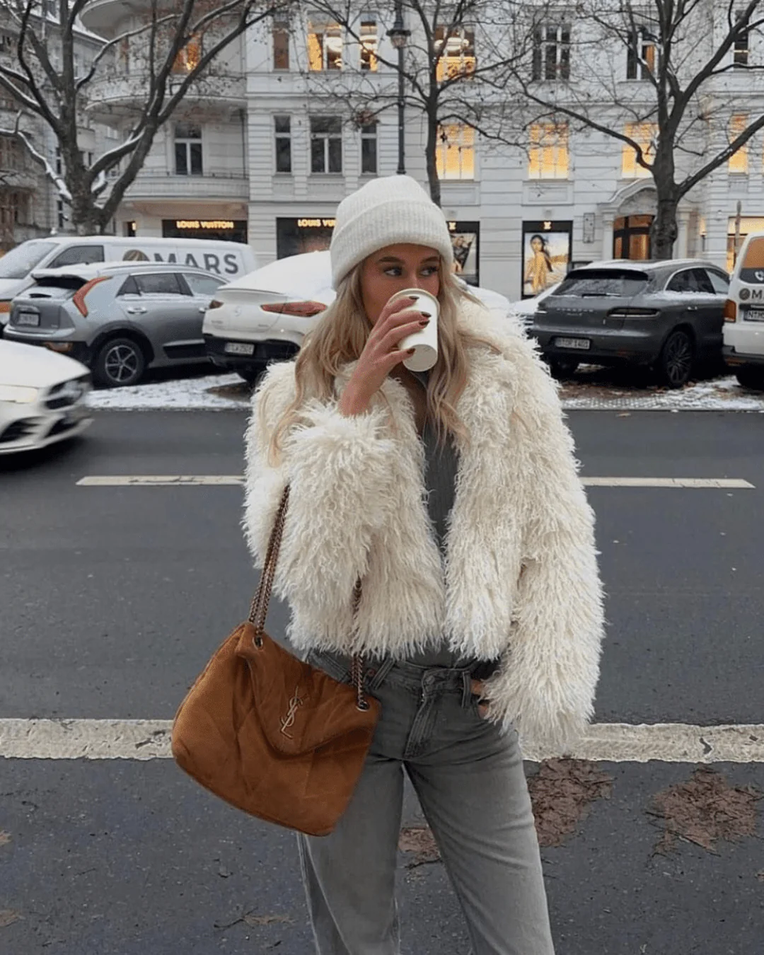 Gerda Faux Fur Short Jacket