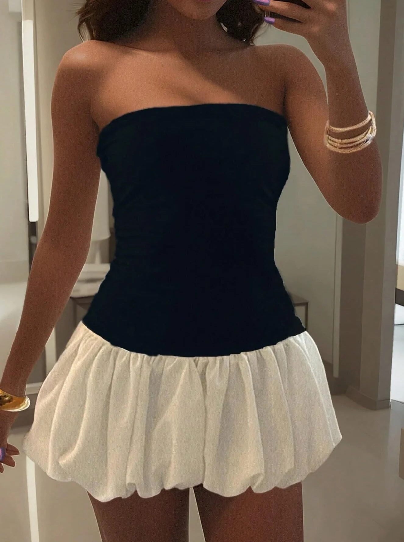Hailey Strapless Mini Dress